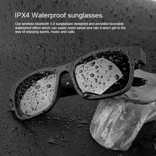 【IPX4】Seurico™ Bone Conduction Bluetooth Music Sunglasses with Polarized Lenses