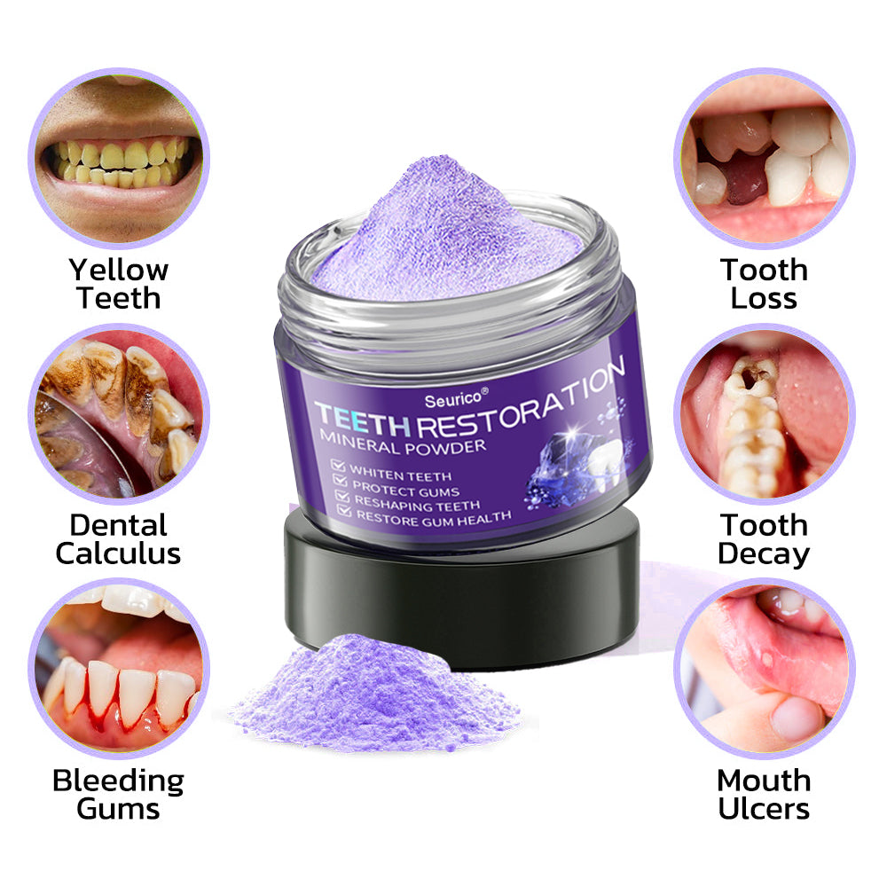 Seurico® Tooth Restoration Mineral Powder (ADA recommended) Last Day Discount 🦷